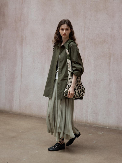 Chemise à ligne dégradée